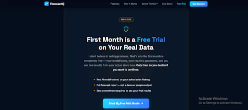 Smart Sales Forecasting System gallery image