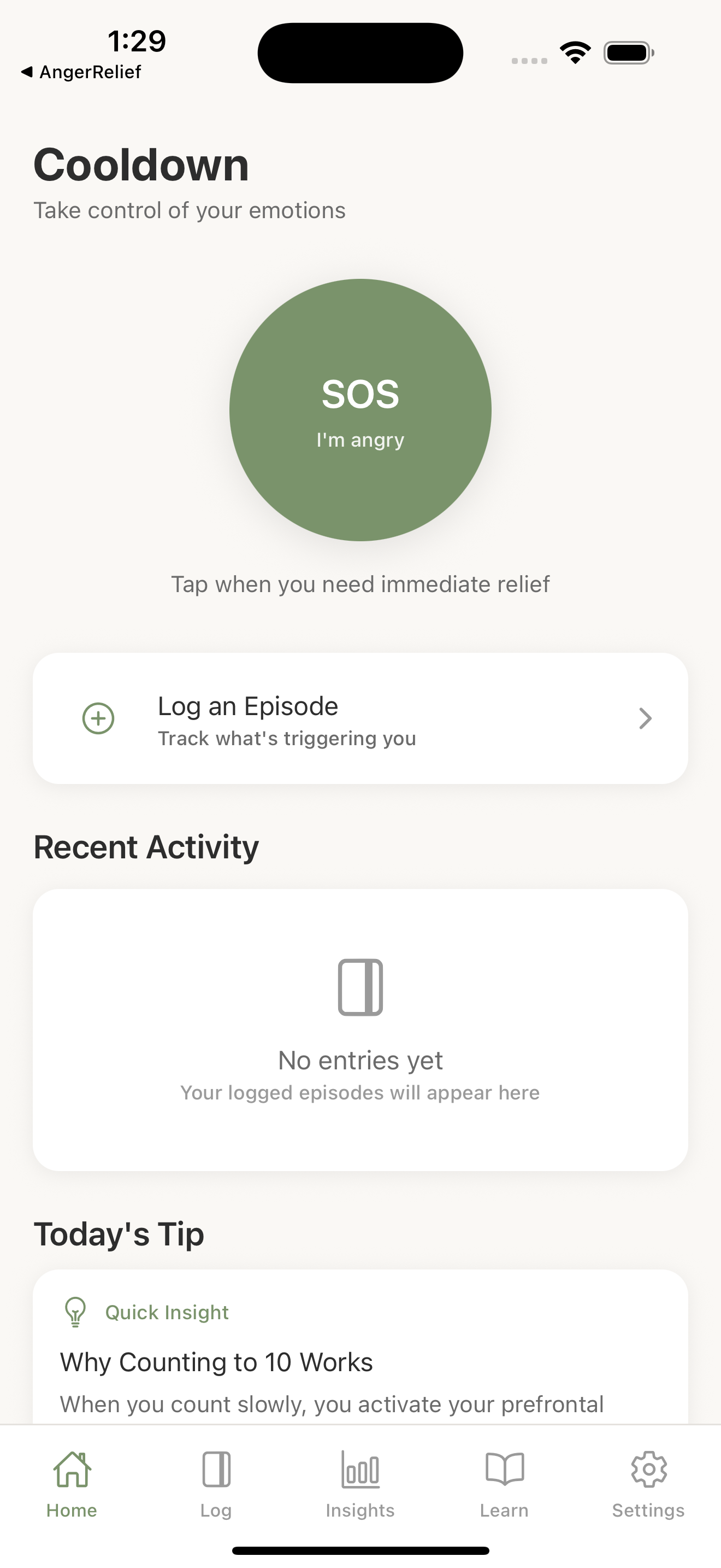 Cooldown - Main product screenshot demonstrating key features and user interface