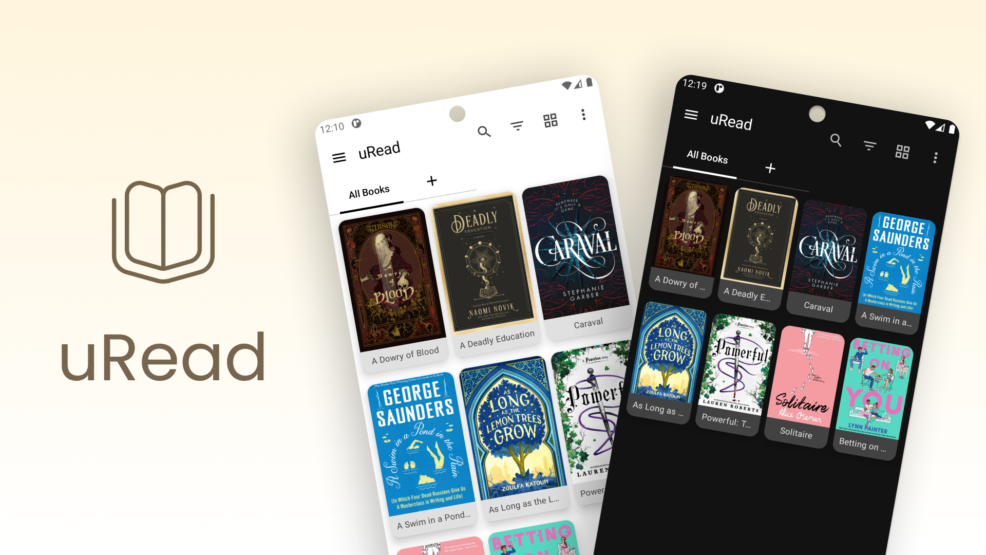 uread : eBook & Audiobook - Epubs, PDF 및 오디오 북을 읽고 진행 상황을 추적하십시오 미디어 1