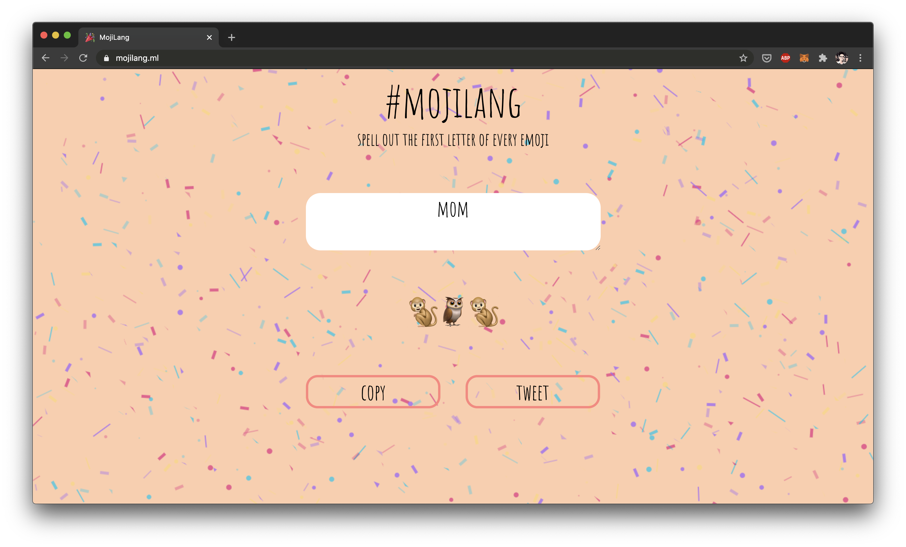 MojiLang gallery image