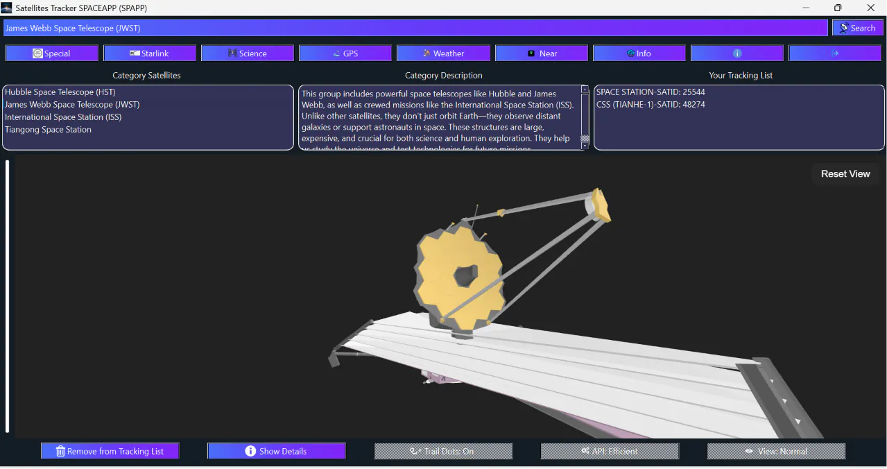 SPACEAPP v5.6 — Project Horizons gallery image