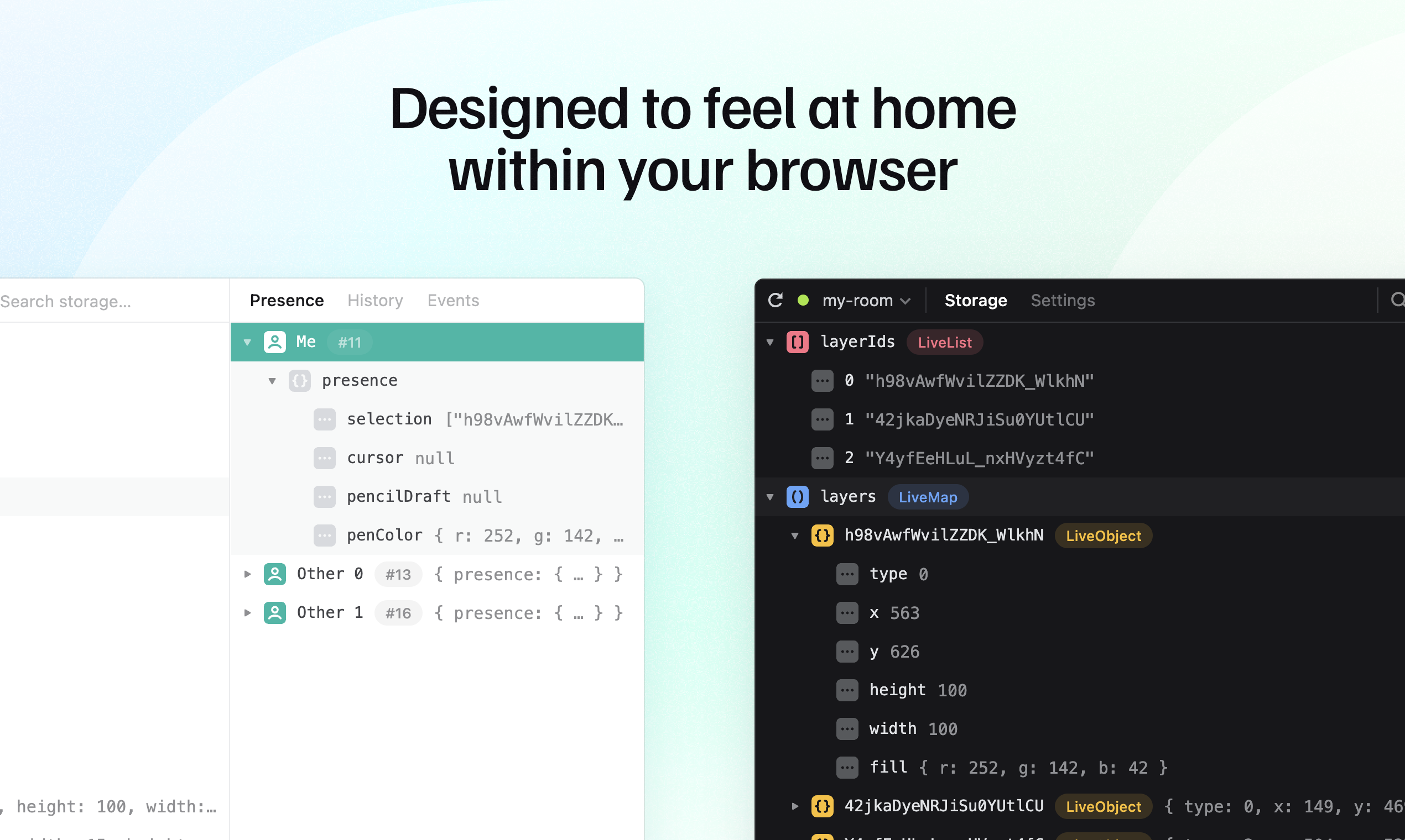 LiveBlocks DevTools - 실시간 협업 경험을 검사하십시오 미디어 4