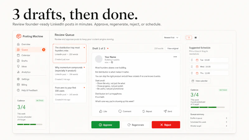 Posting Machine AI screenshot 4