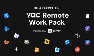 Yac Remote Work Pack on Setapp gallery image
