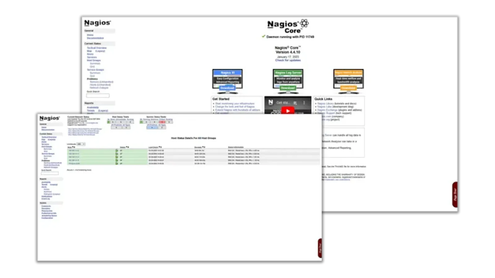 Nagios Open Source screenshot 2