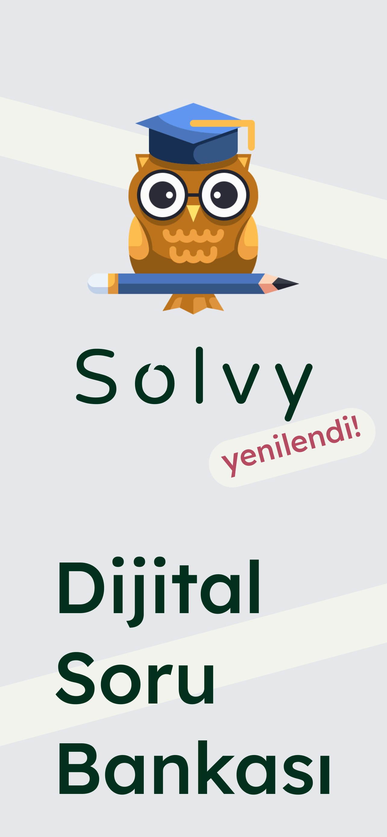 Solvy: Dijital Soru Bankası - Main product screenshot demonstrating key features and user interface