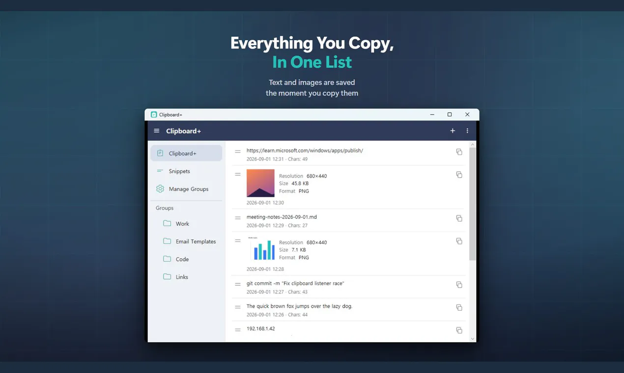 Clipboard+ gallery image