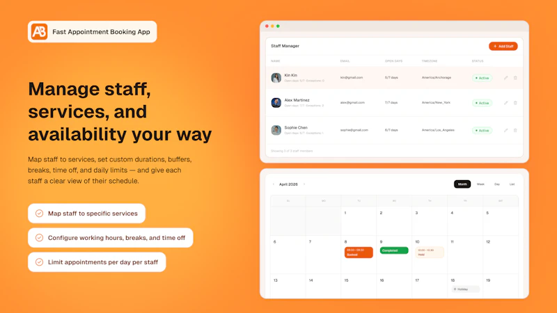 Fast Appointment Booking App screenshot 1