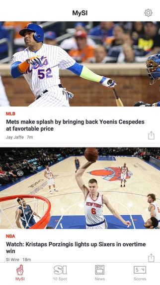 Sports Illustrated app gallery image