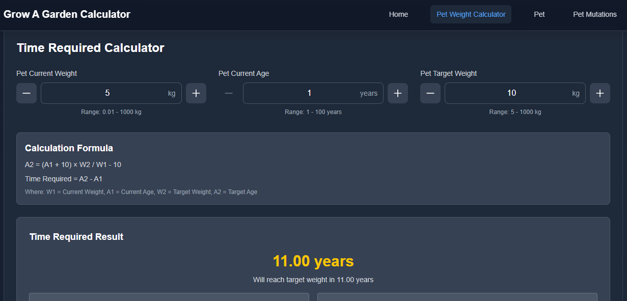 Grow A Garden Calculator gallery image