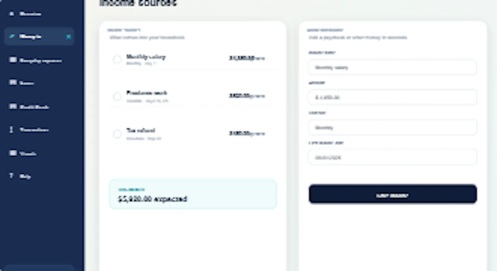 Kitchen Table Budget screenshot 4