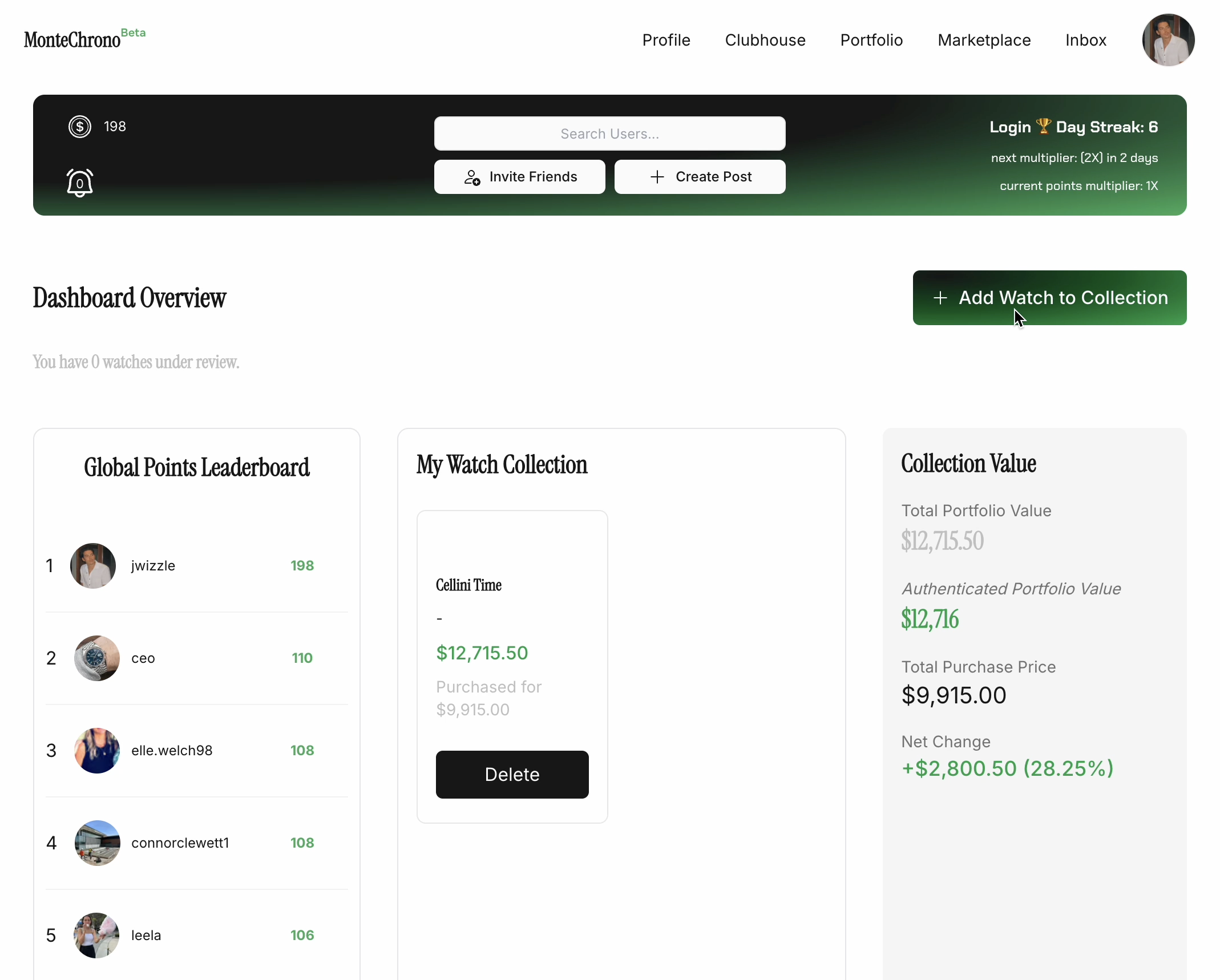 montechrono - Main product screenshot demonstrating key features and user interface