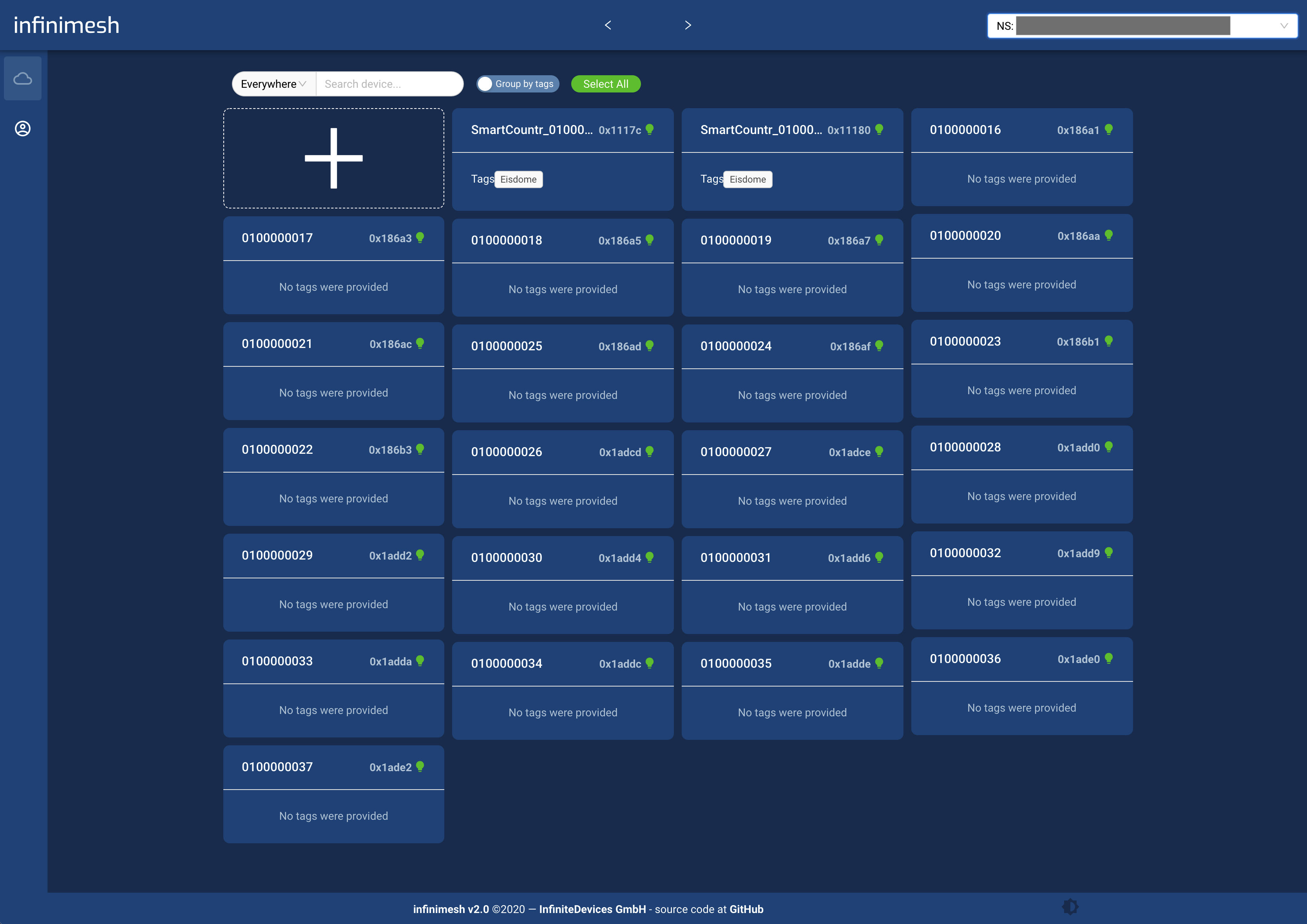 infinimesh AIoT cloud native platform gallery image