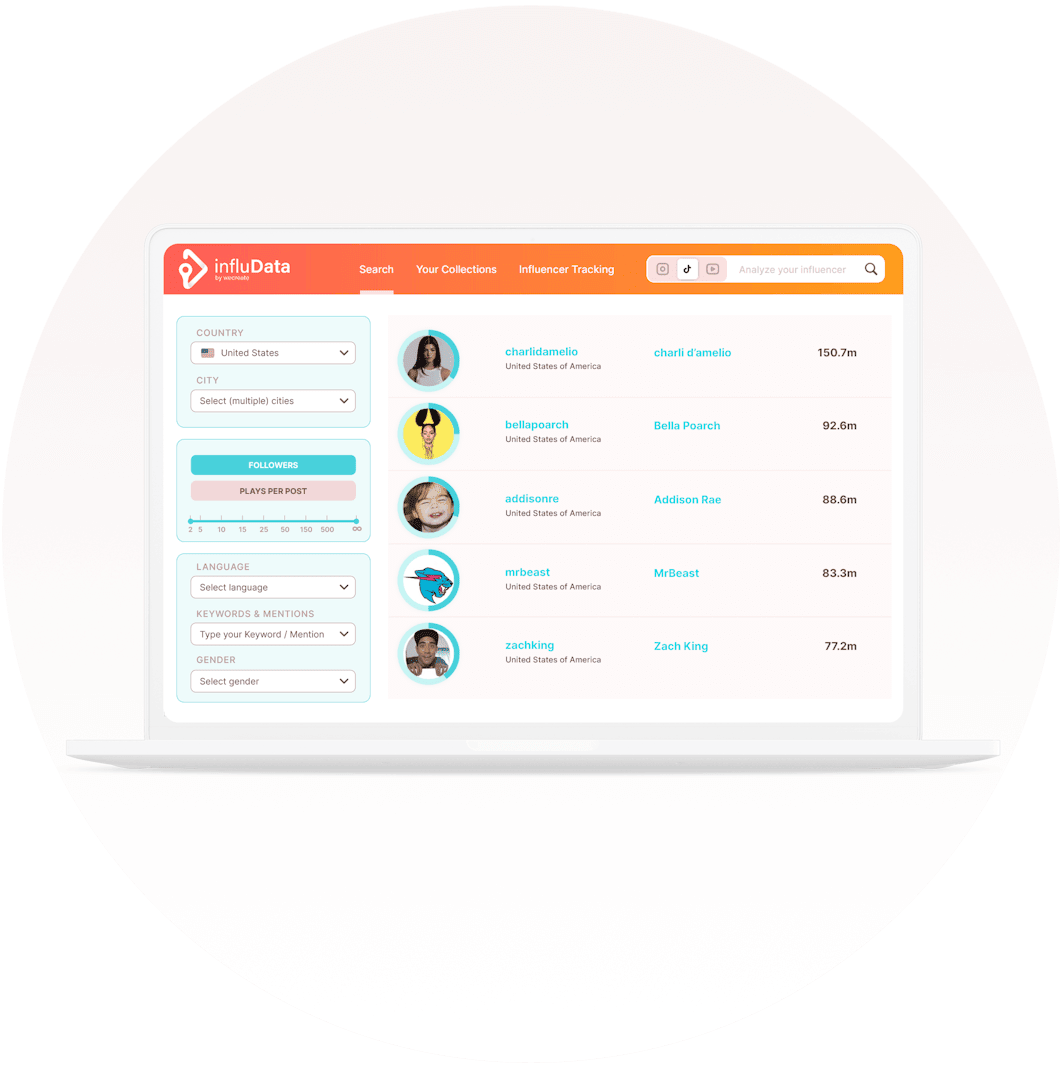 TikTok Influencer Search Tools gallery image