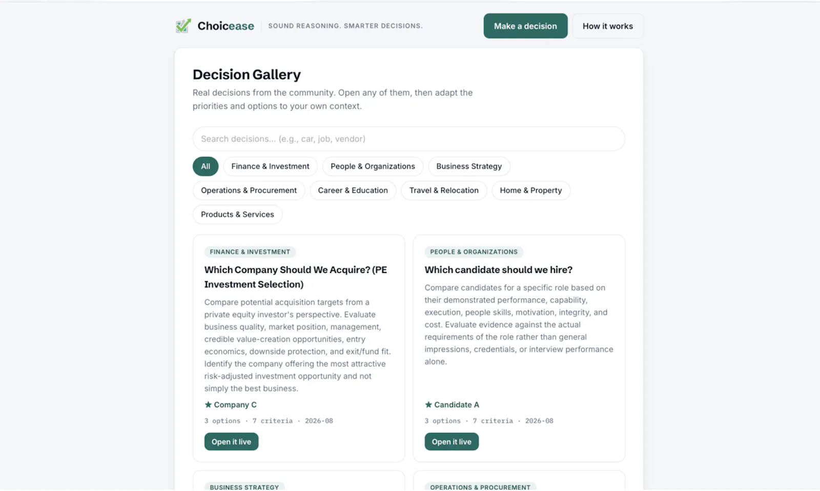 Choicease screenshot 10