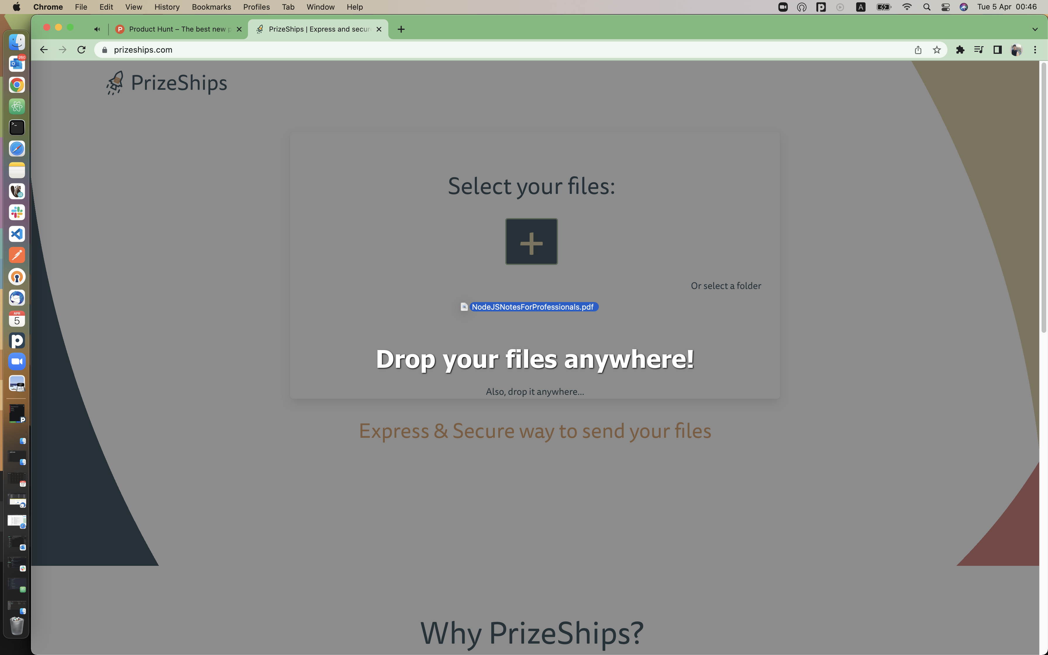 PrizeShips | File-Transfer service gallery image