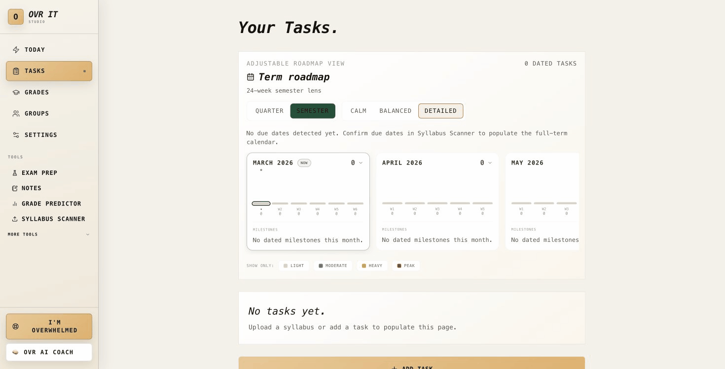 OVR IT — Study App for ADHD Students - Screenshot 3 showing product features and functionality