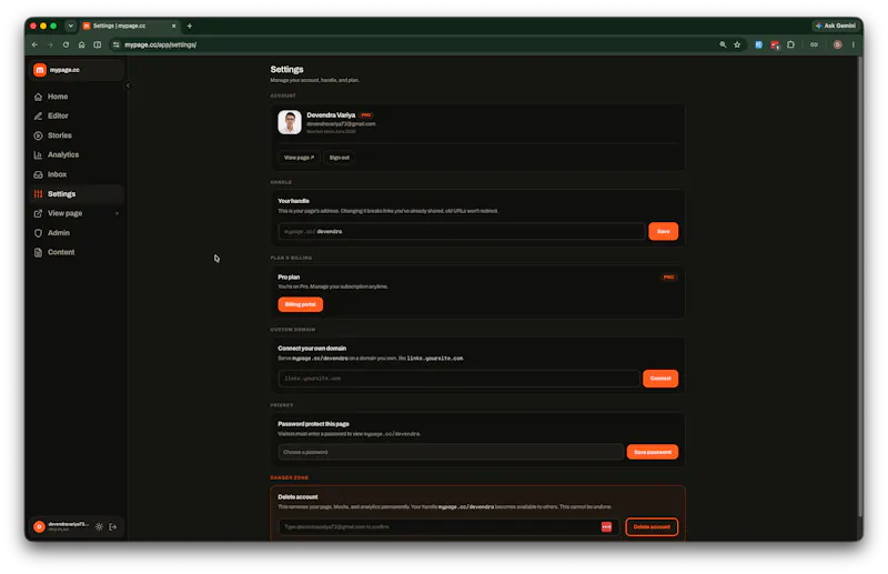 mypage.cc screenshot 7