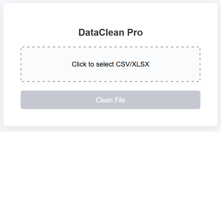 DataClean Pro - Product Hunt launch logo and brand identity