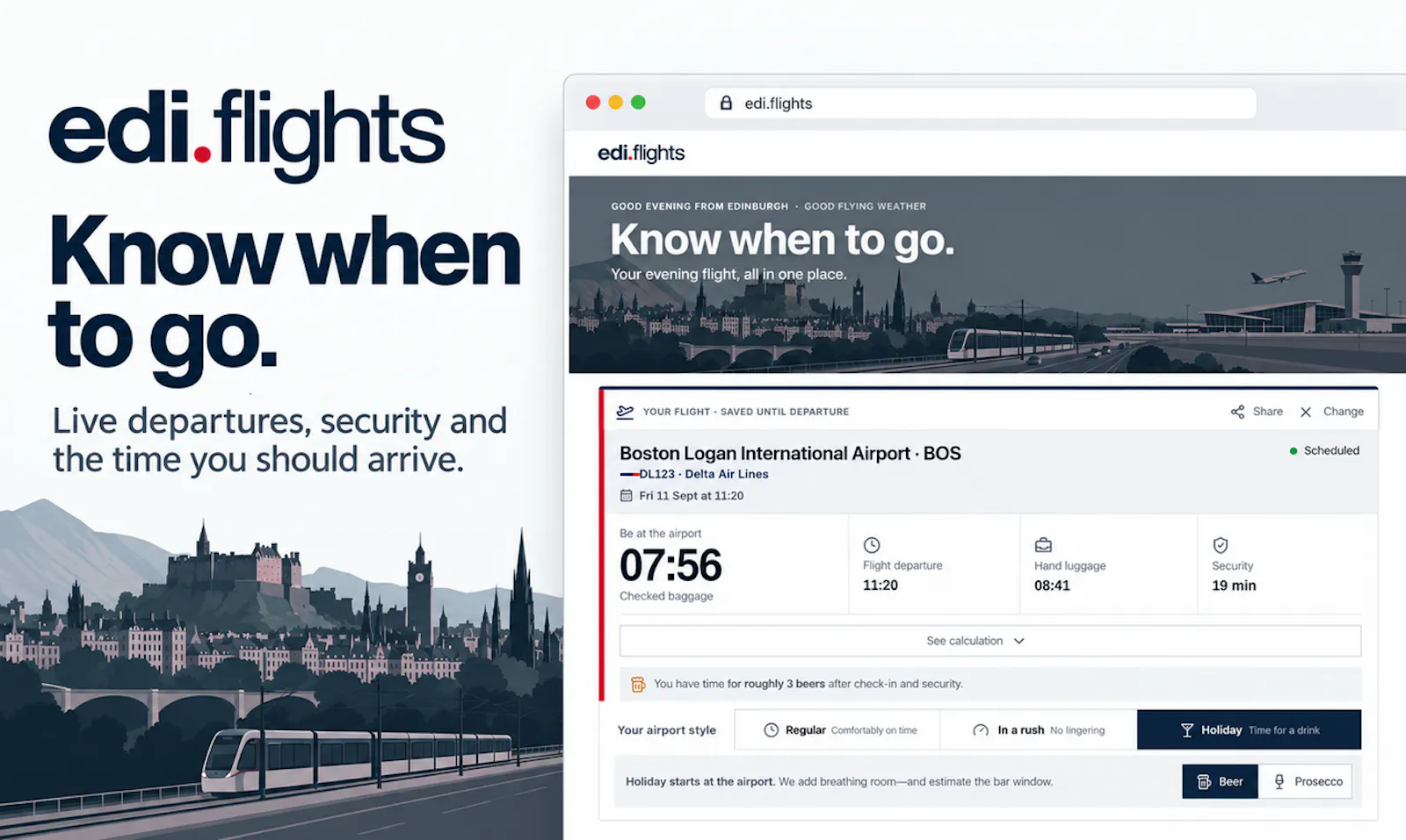 edi.flights screenshot 1