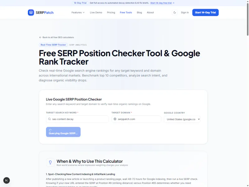 SERPPatch screenshot 4