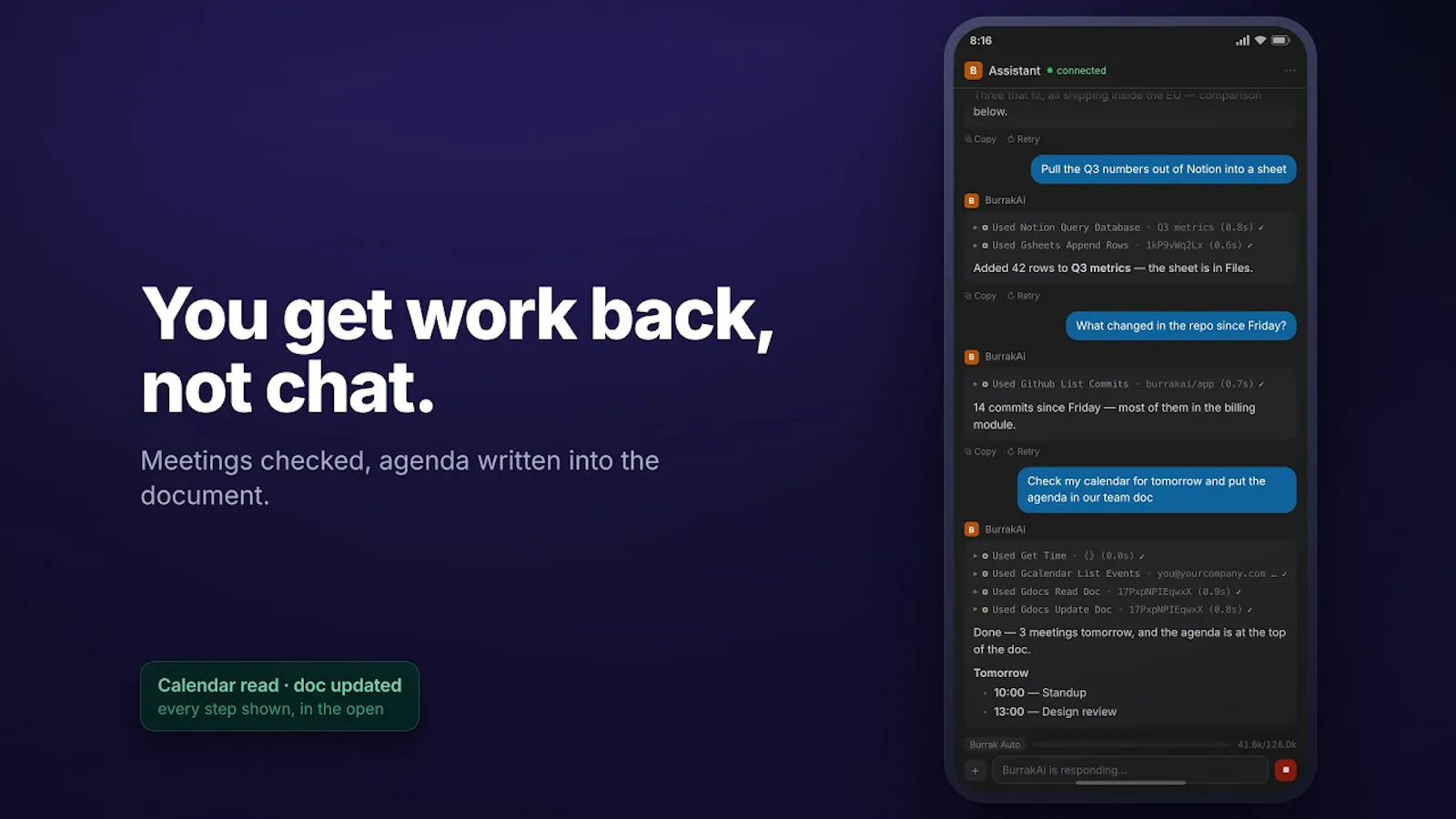 Burrak AI screenshot 1 (video preview)