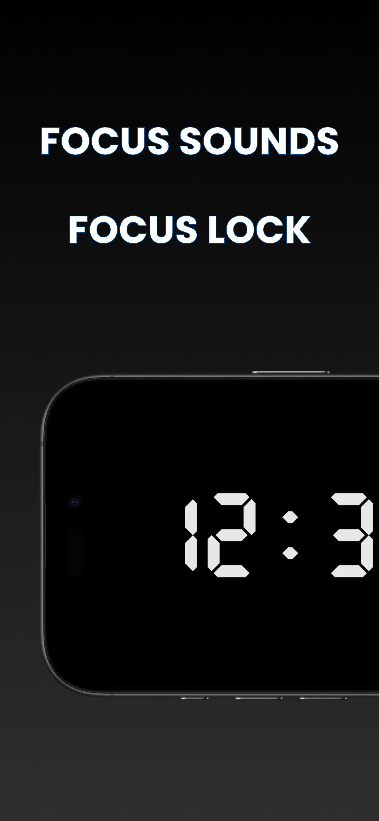 Focus Timer Desk Clock gallery image