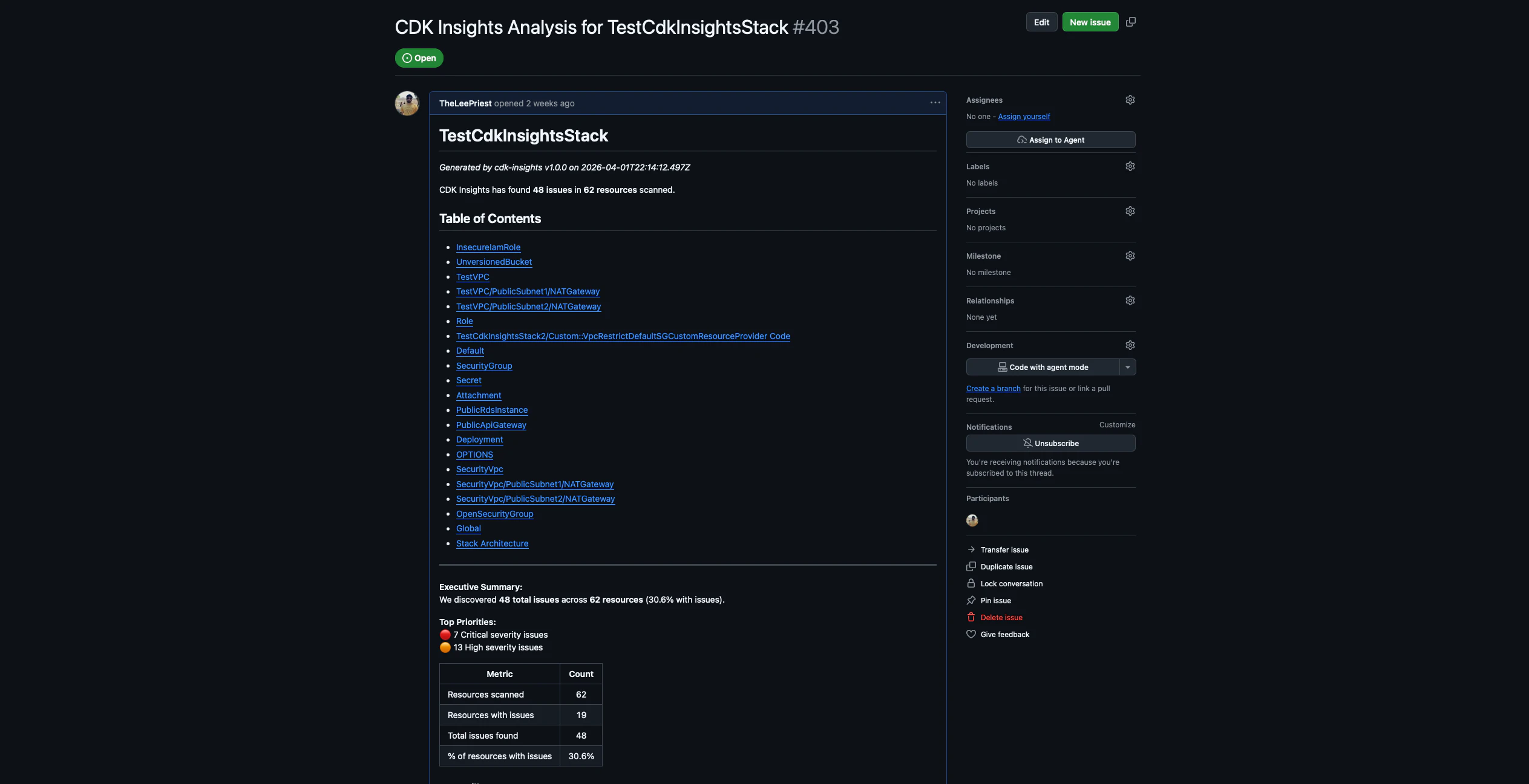 CDK Insights screenshot 4