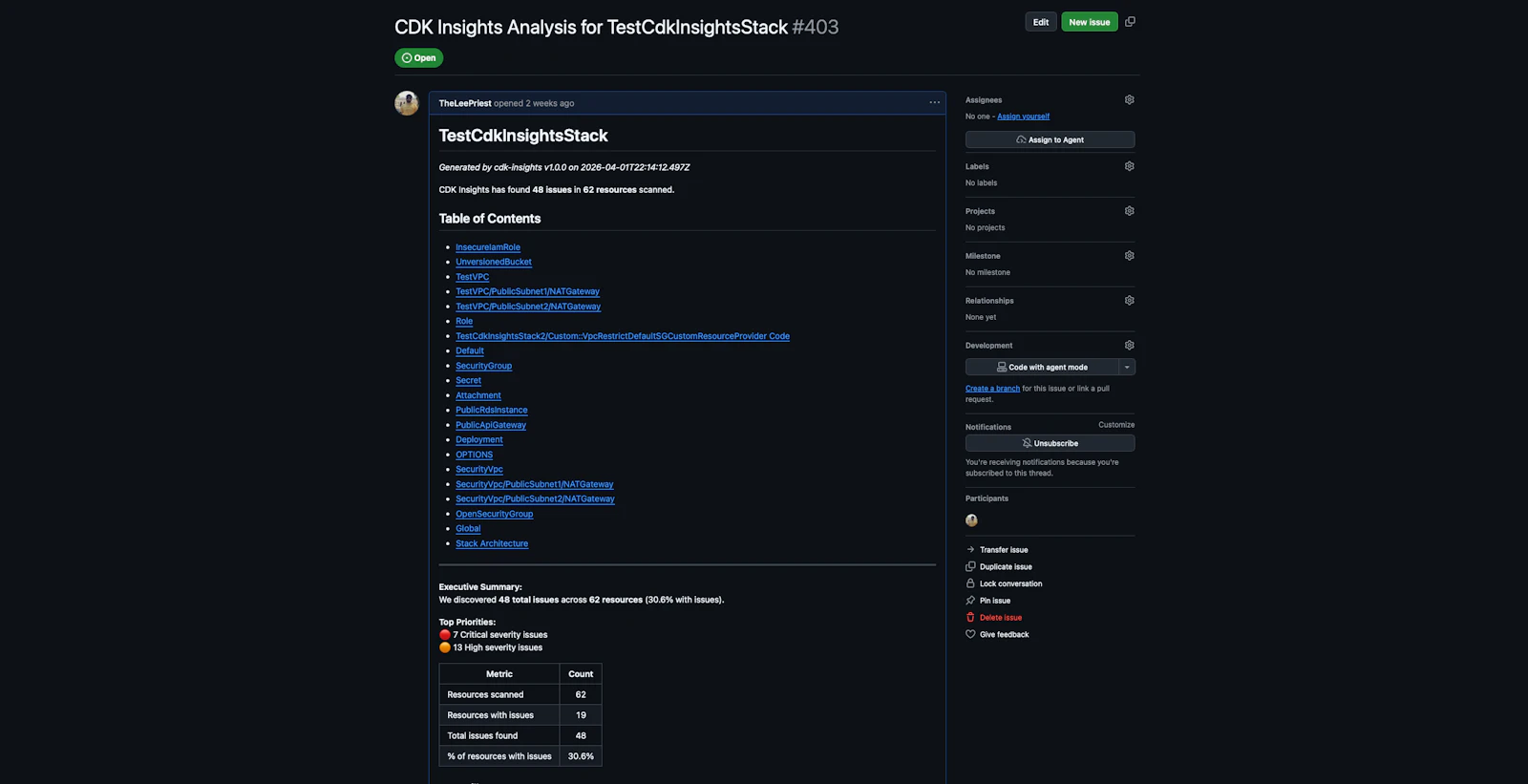 CDK Insights screenshot 4