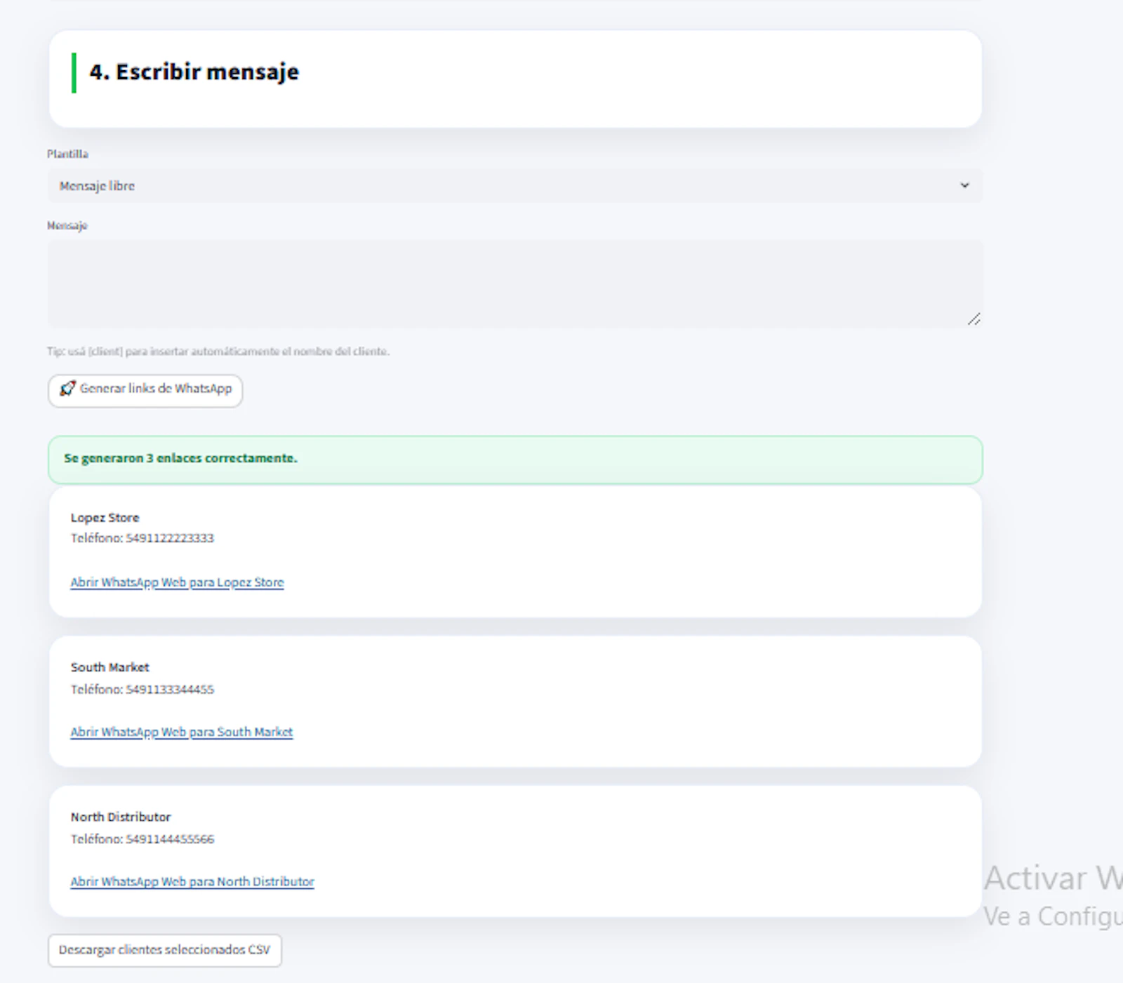 ClientSender PRO screenshot 4