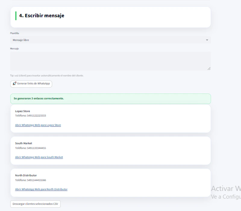 ClientSender PRO screenshot 4