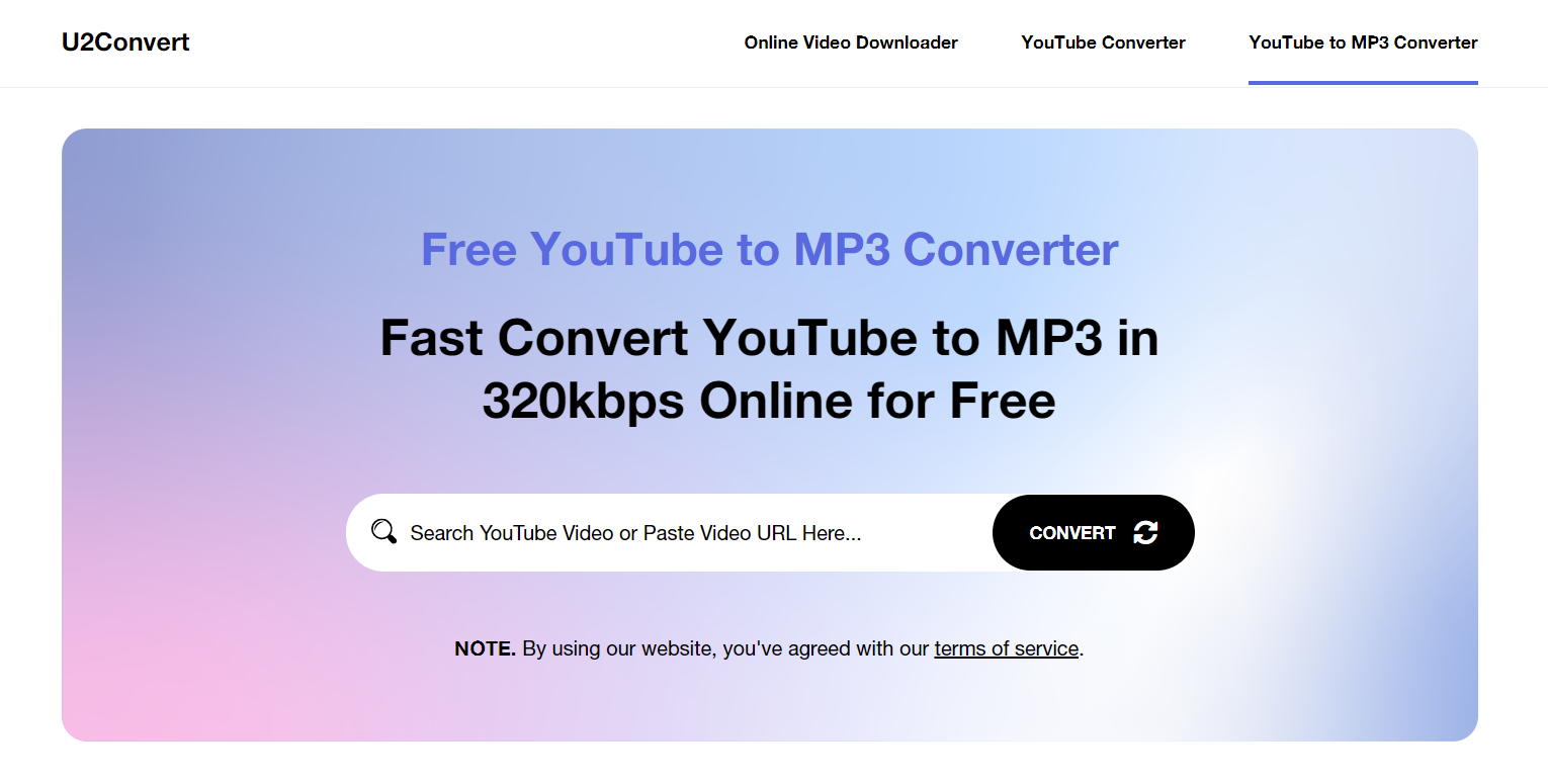 U2Convert YouTube Converter gallery image