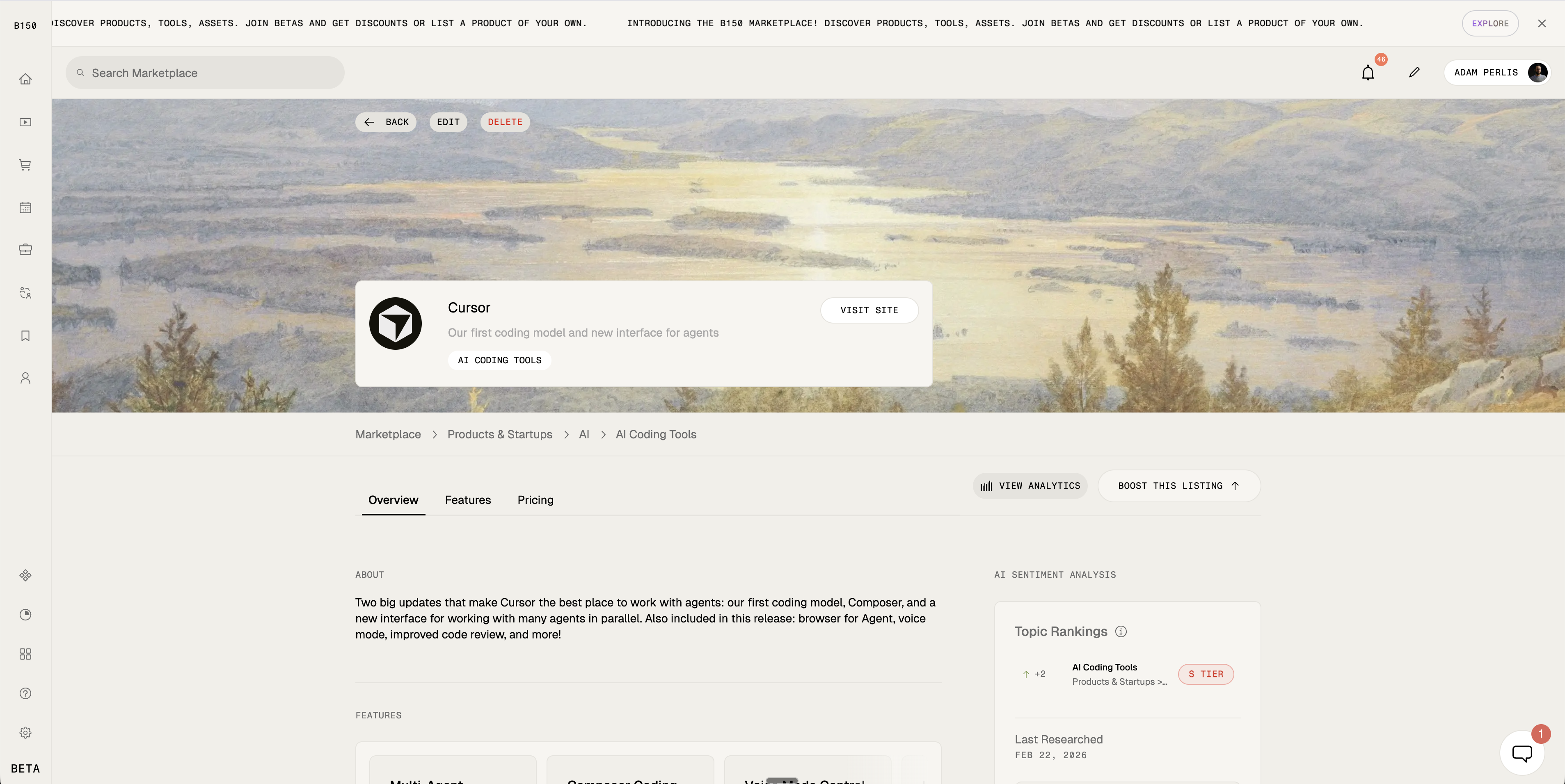 B150 Marketplace gallery image