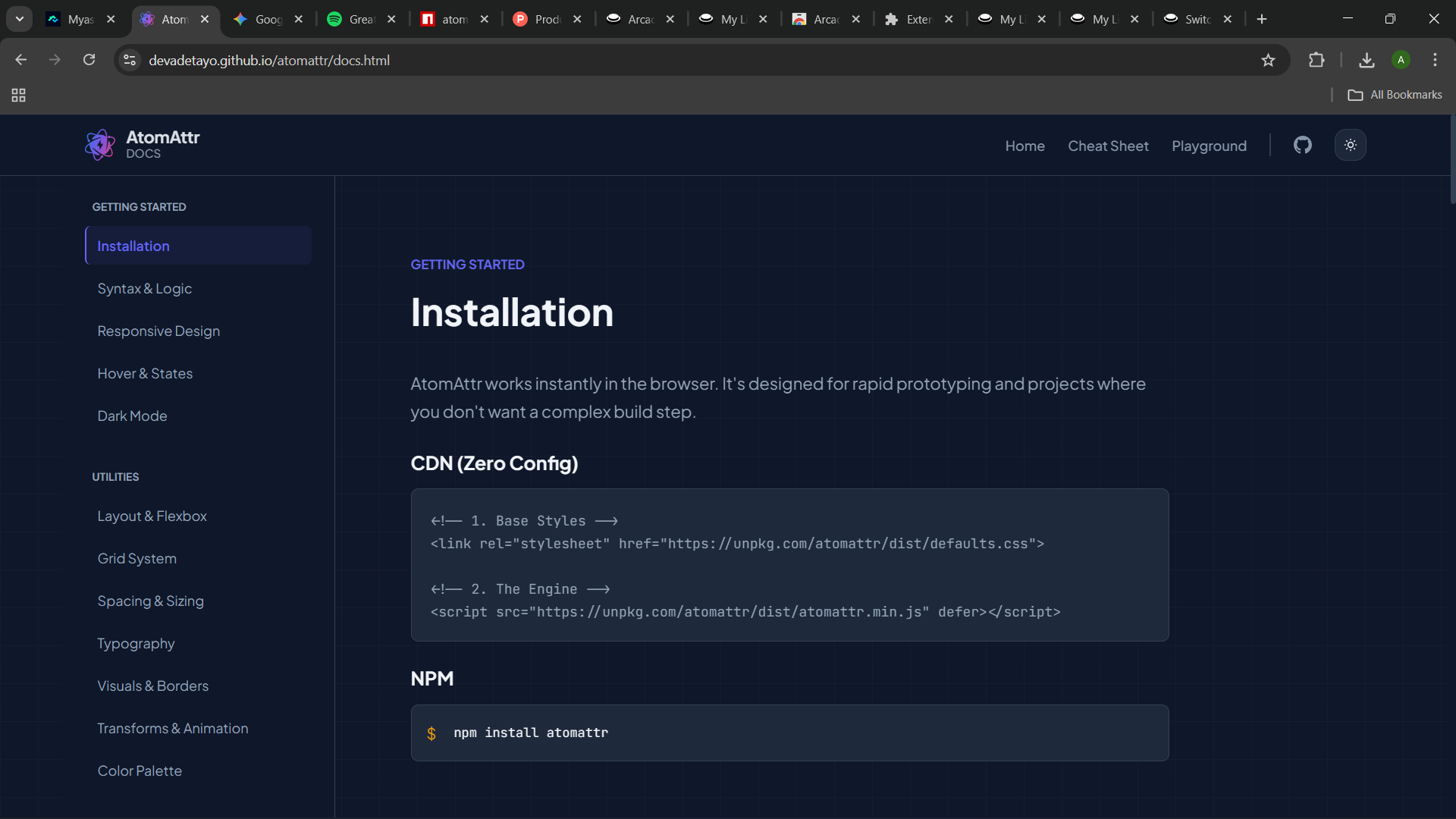 AtomAttr - Screenshot 4 showing product features and functionality