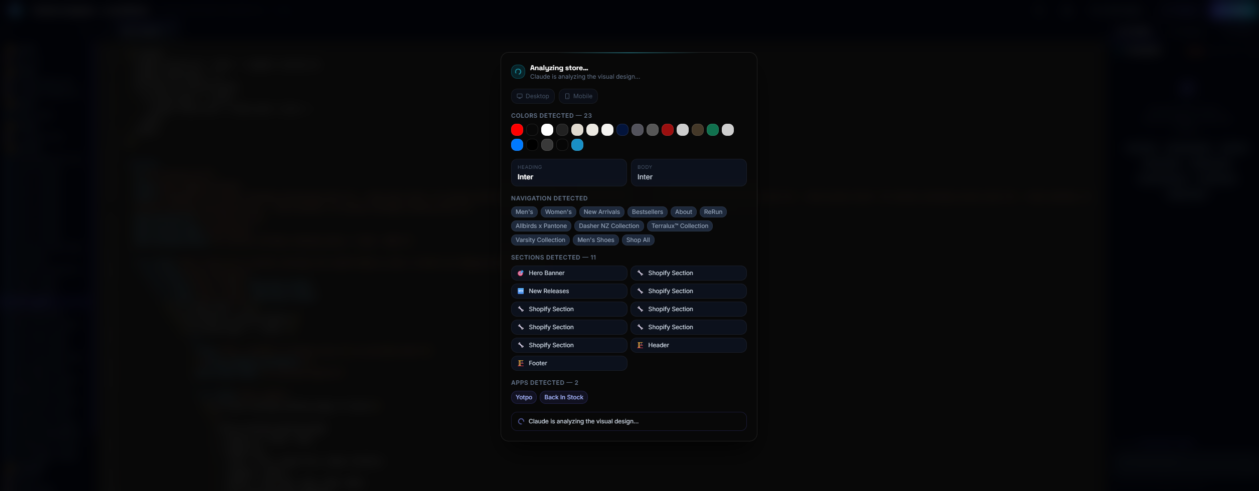 VibeForge - Vibe Code Shopify Themes gallery image