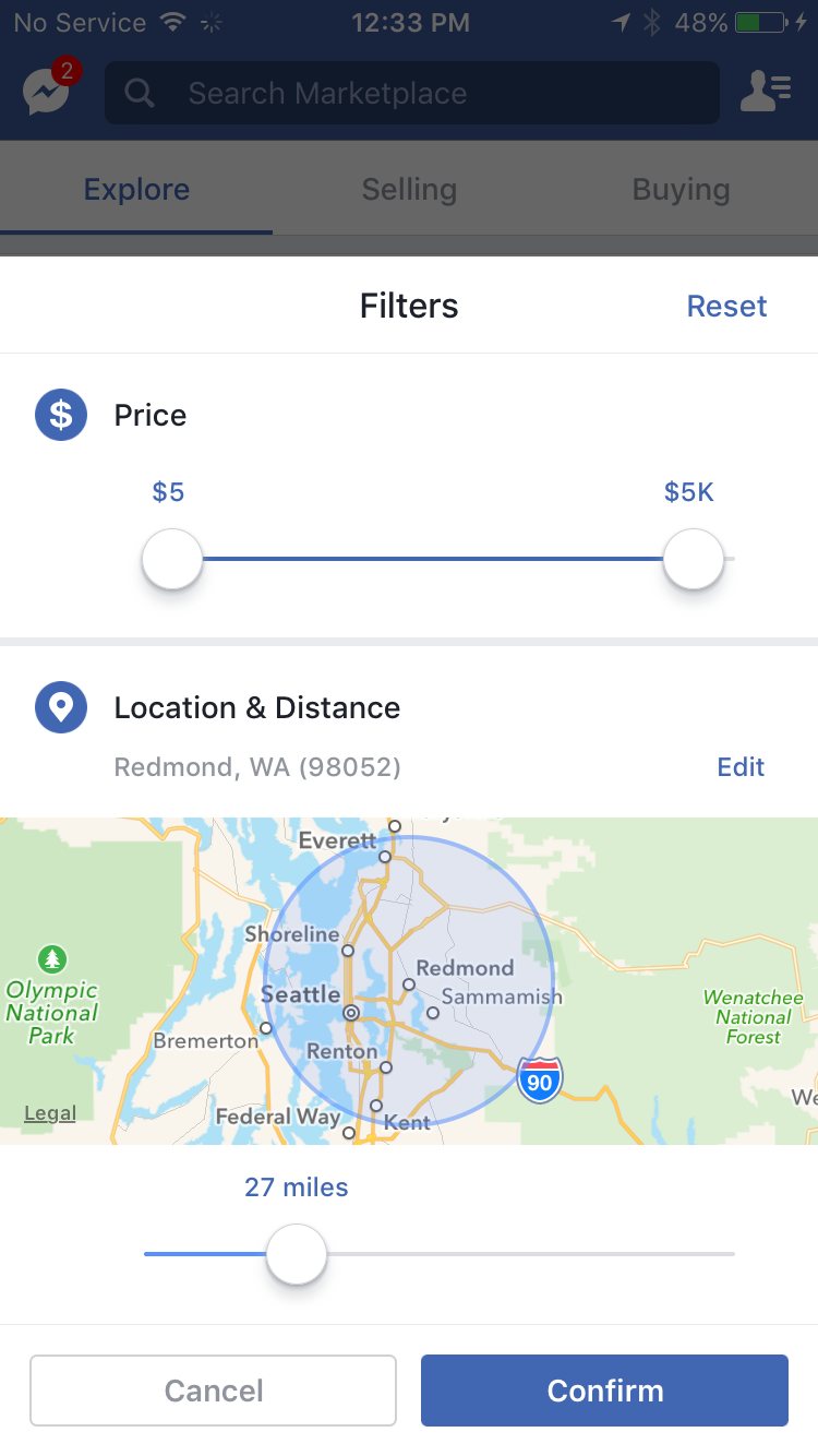 Facebook Marketplace Mobile gallery image