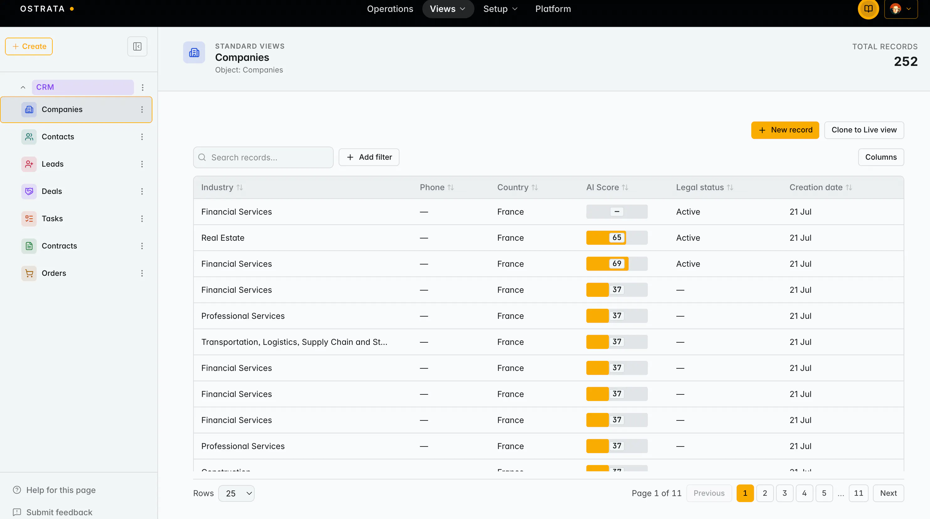 OSTRATA AI CRM gallery image