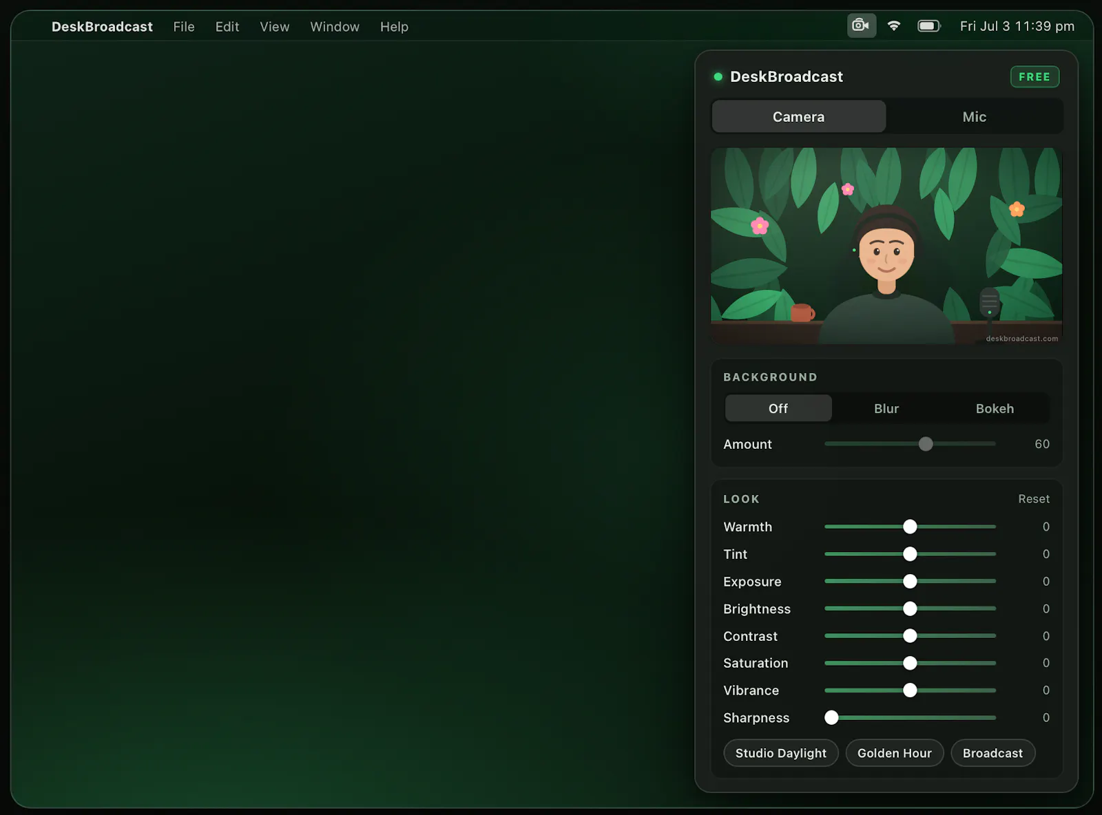 DeskBroadcast screenshot 1