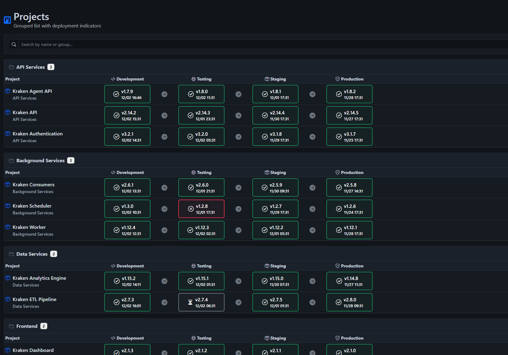 Kraken Deploy - Screenshot 3 showing product features and functionality