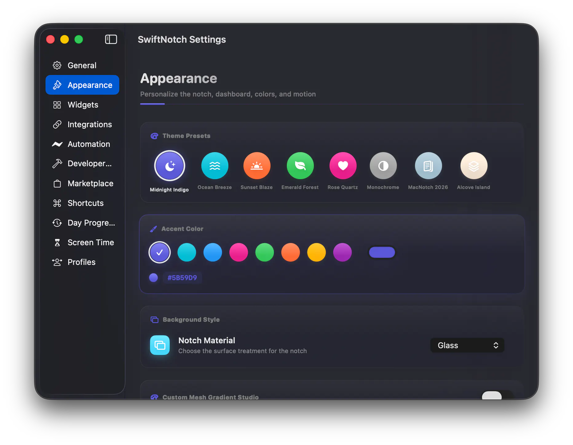 SwiftNotch gallery image