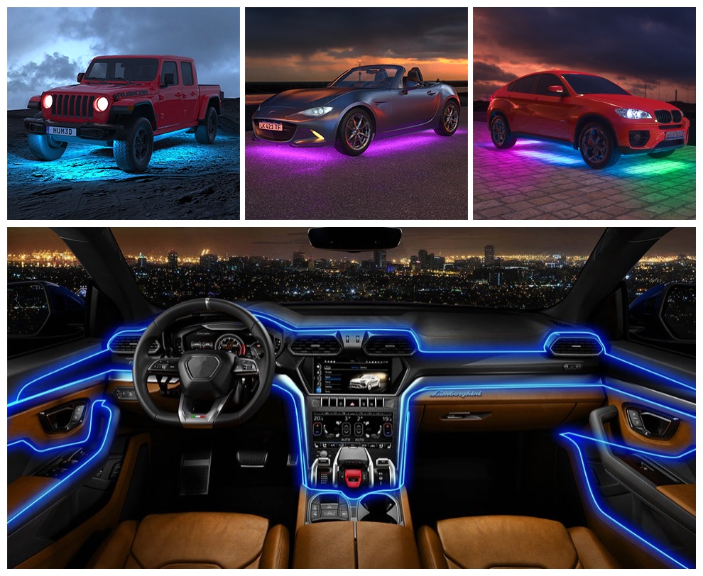 Accesorios de autos geniales |Luces LED de coche media 2
