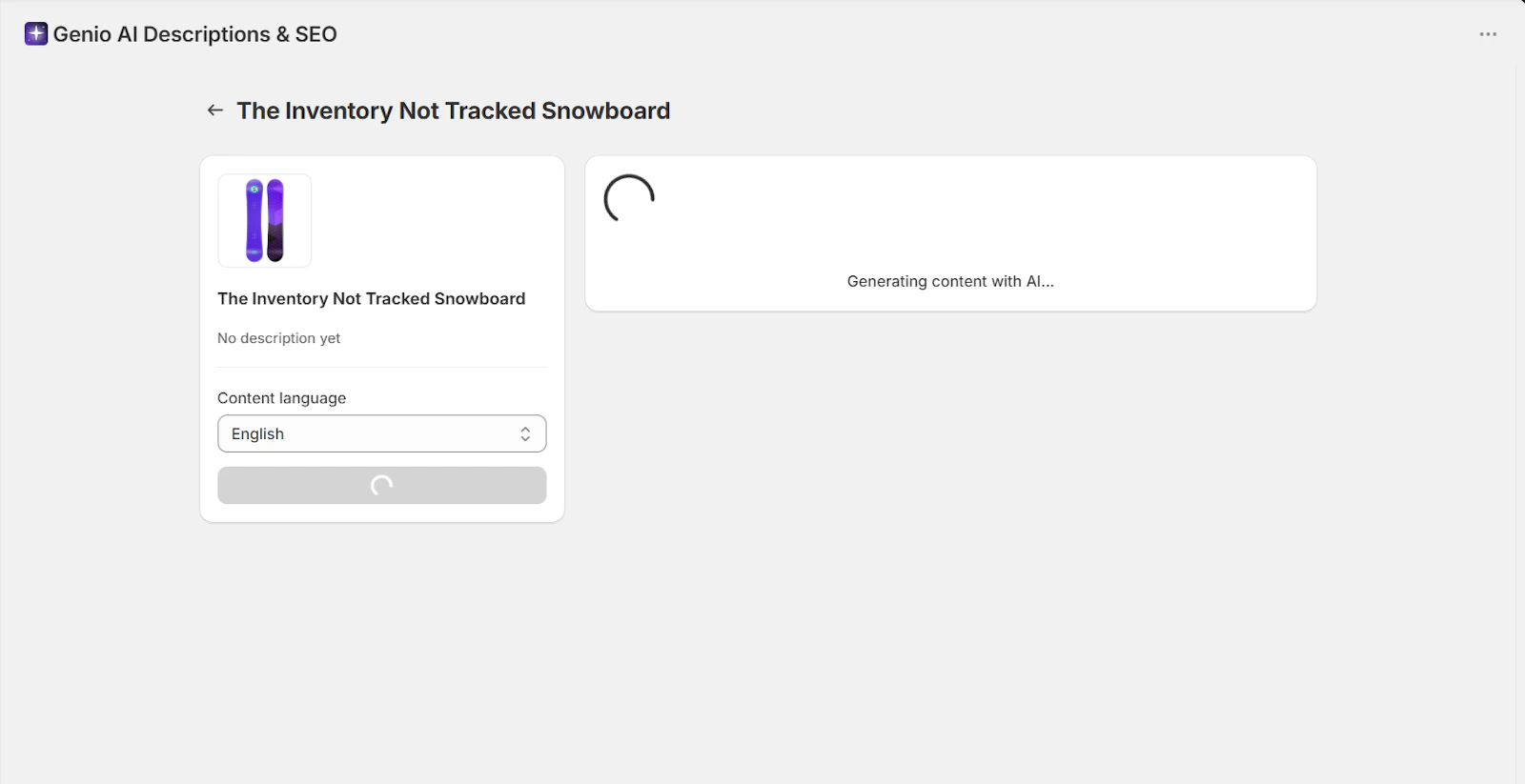 Genio AI Description & Seo screenshot 4