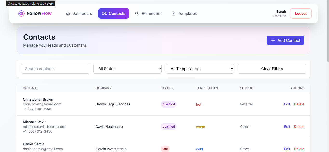 FollowFlow - Screenshot 4 showing product features and functionality