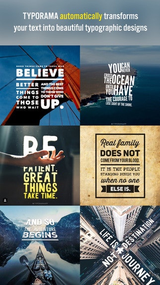 Typorama gallery image