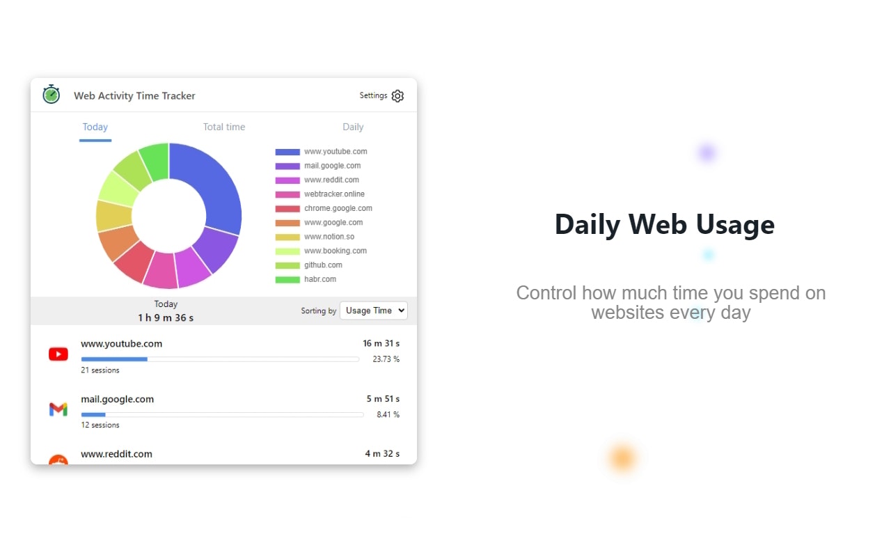 Web Activity Time Tracker v2 media 1