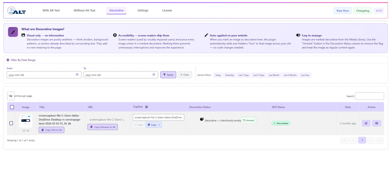Image Alt Text Pro screenshot 6