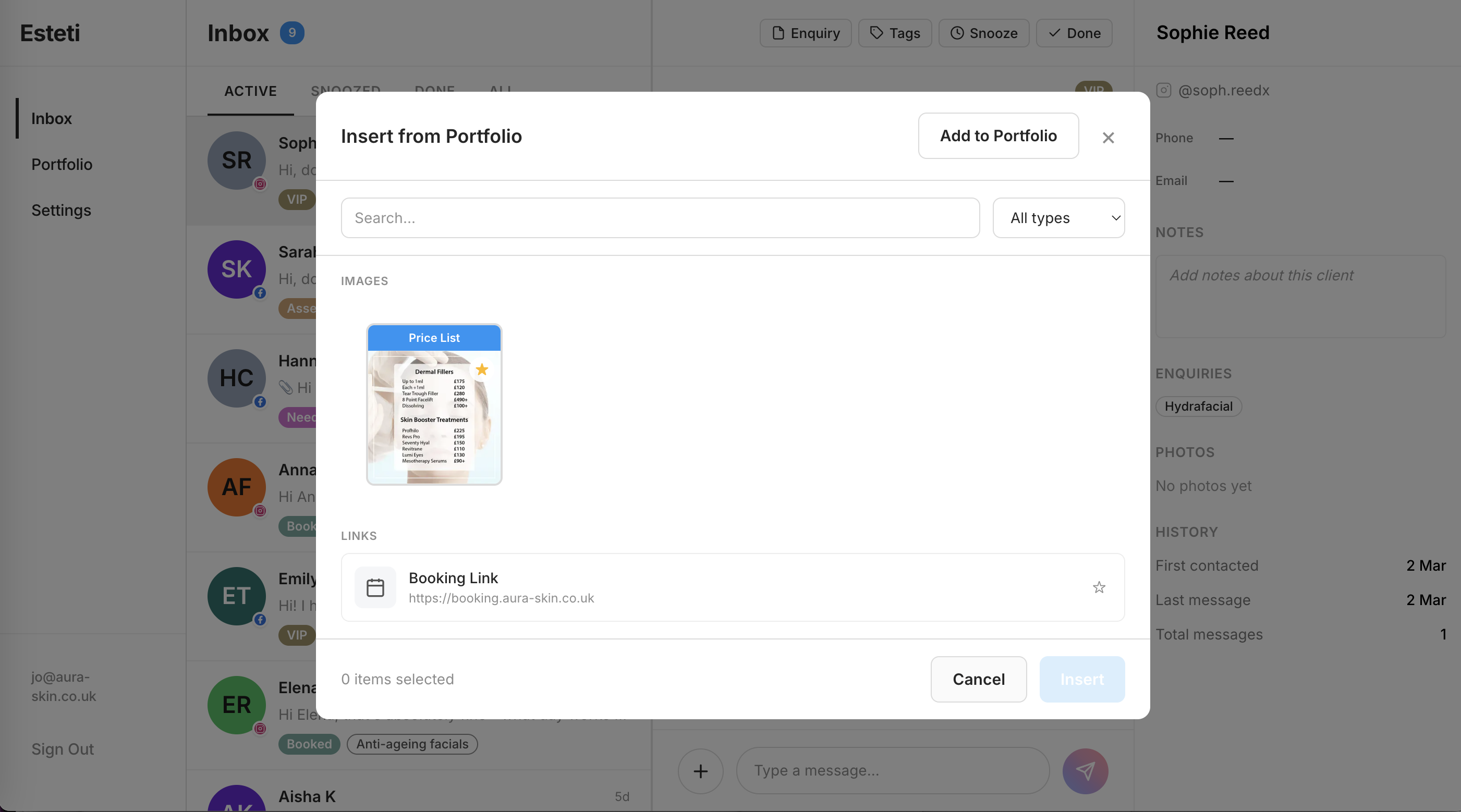 The Esteti App gallery image