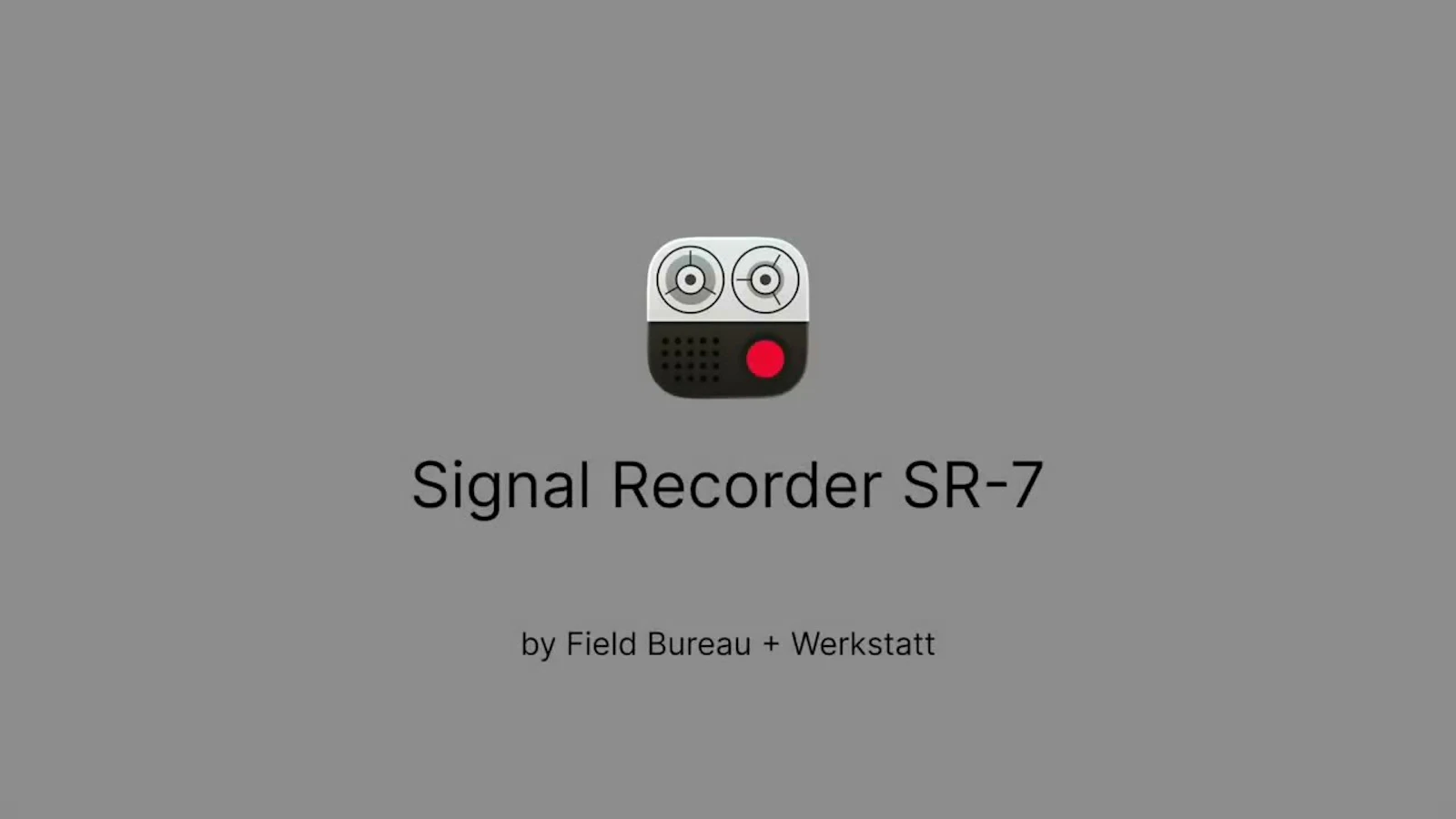 Signal Recorder SR-7 screenshot 1 (video preview)