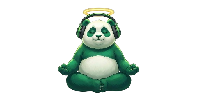 Panda - Meditation Timer - Product Hunt launch logo and brand identity