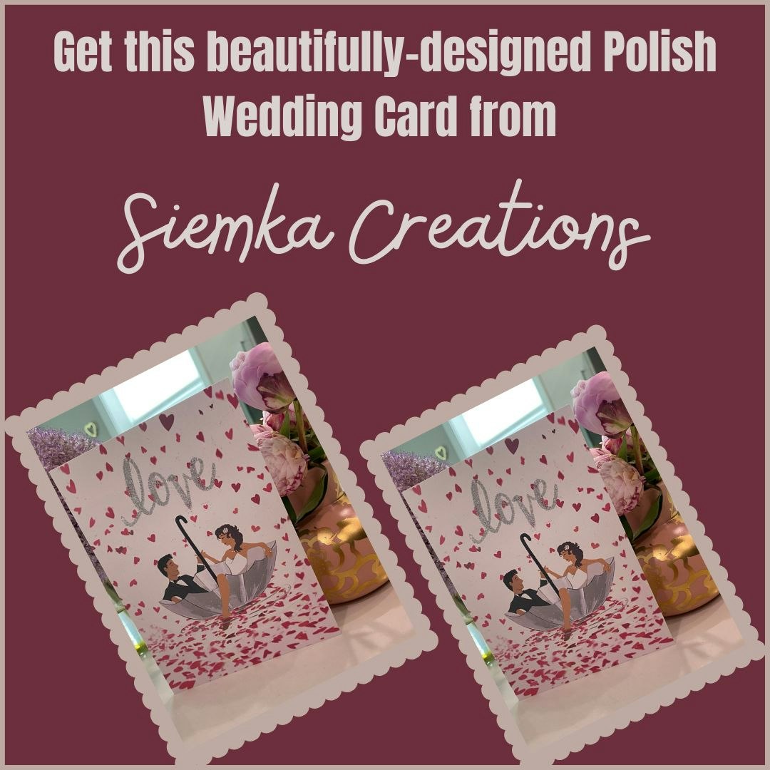Perfect Polish Wedding Card